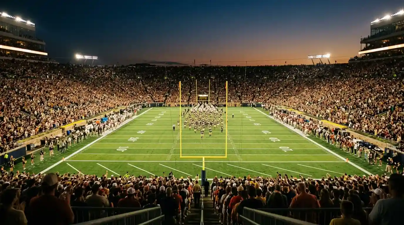 NCAA Football Stadion bei Flutlicht — analytischer Wett-Guide für deutsche Tipper